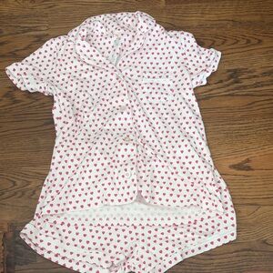Roller Rabbit Pink Heart Pajama Set Women’s